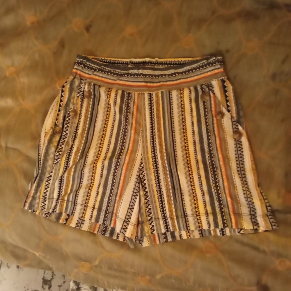 Anthropologie Multicolor Striped Women's Shorts